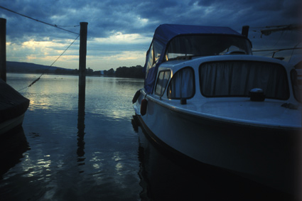 boat on a river