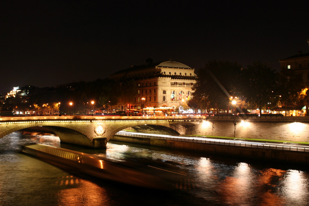 Boat on the River Seine