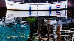 Boat reflection