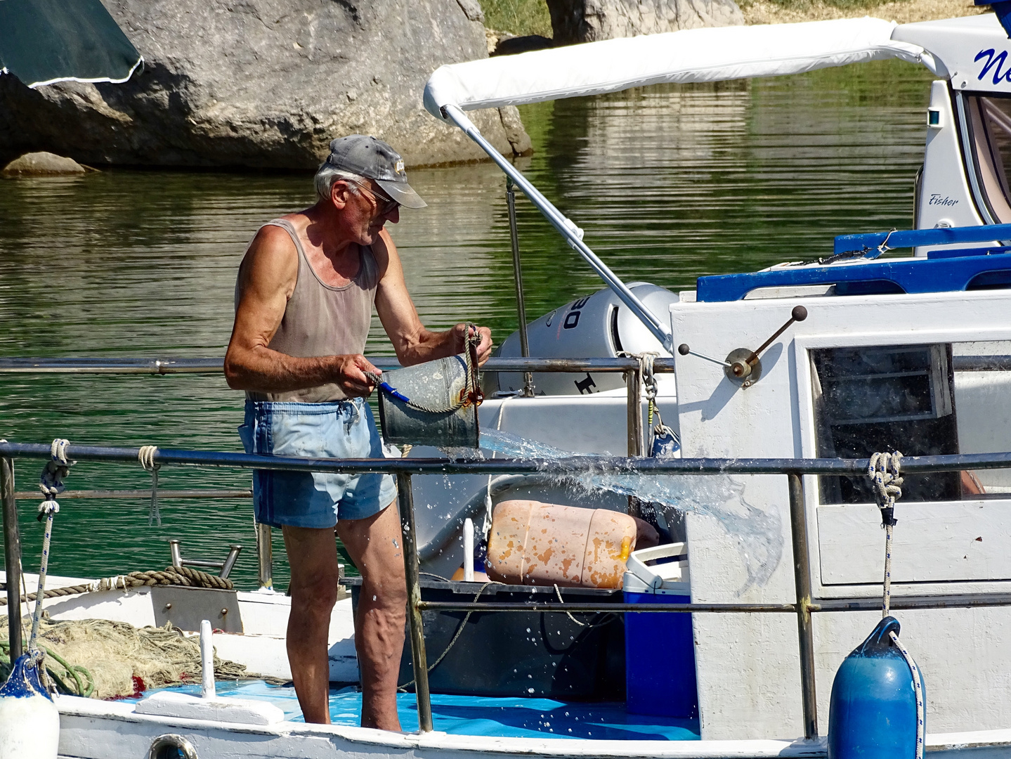 Boat washing