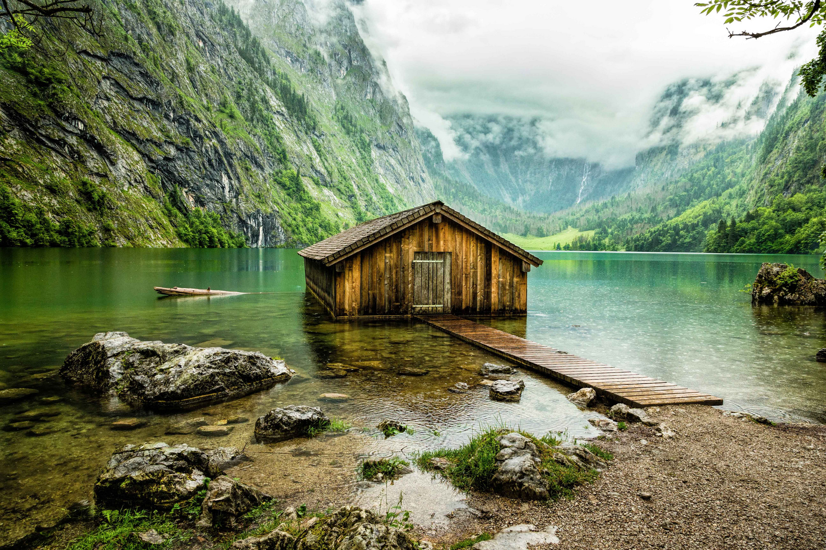 Boathouse on Obersee