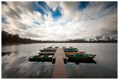 Boats and Clouds I