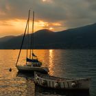 Boats at sunset