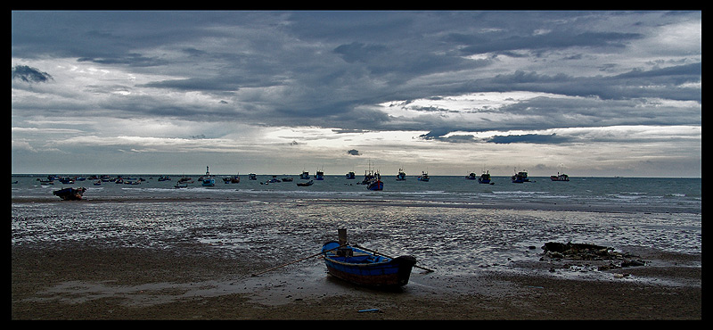 Boats at the beach