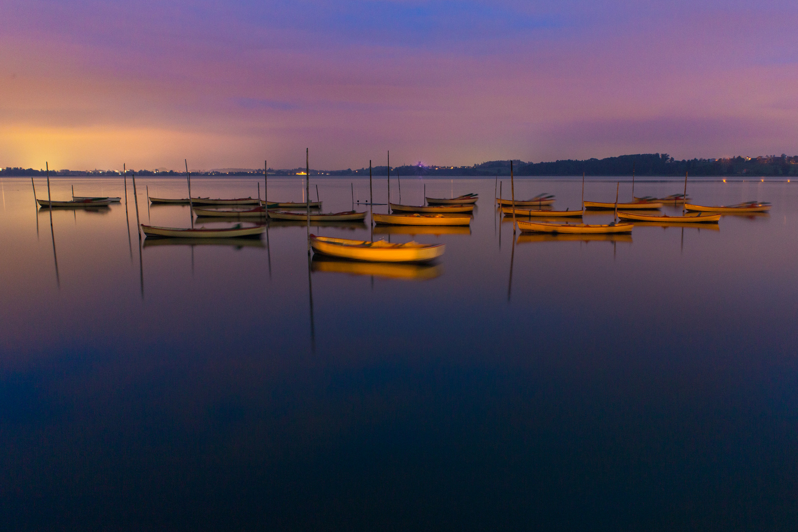 Boats by night