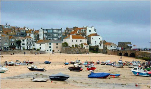 boats on beach