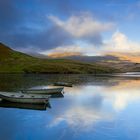 Boats on Llyn Dywarchen