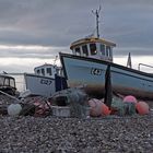 Boats on the beach ...