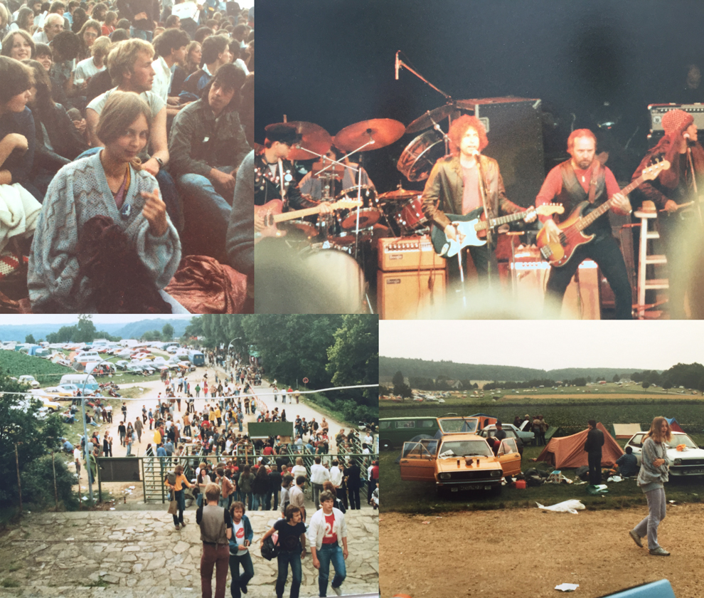 Bob Dylan auf der Loreley, 17. Juli 1981