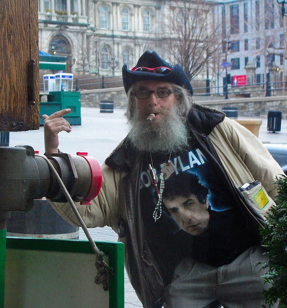 Bob Dylan Fan in Montreal