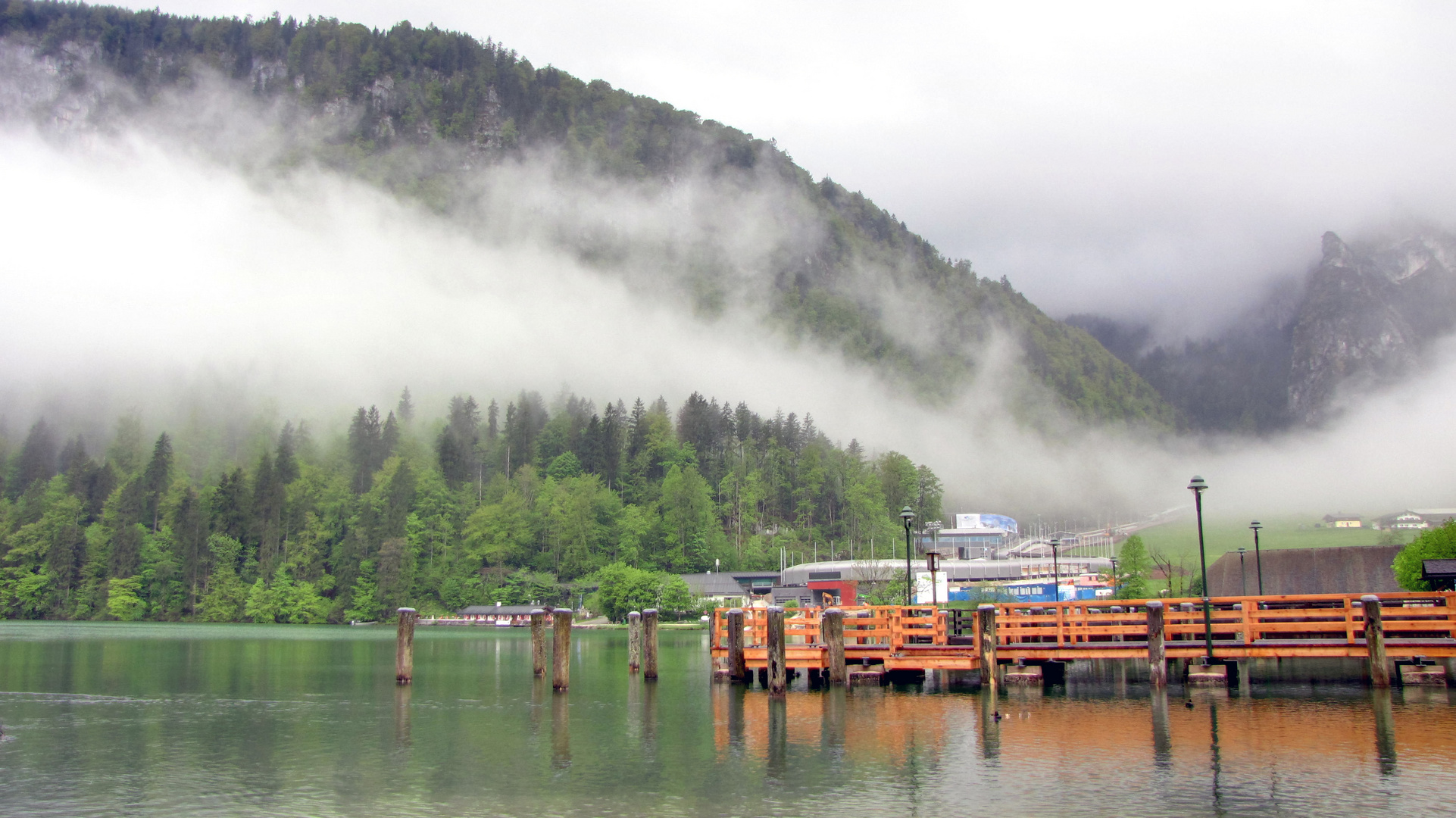 Bob und Rodelbahn am Königssee