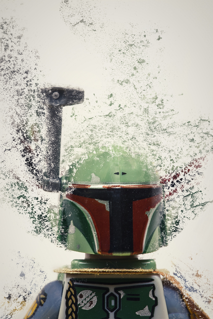 Boba Fett turns into dust