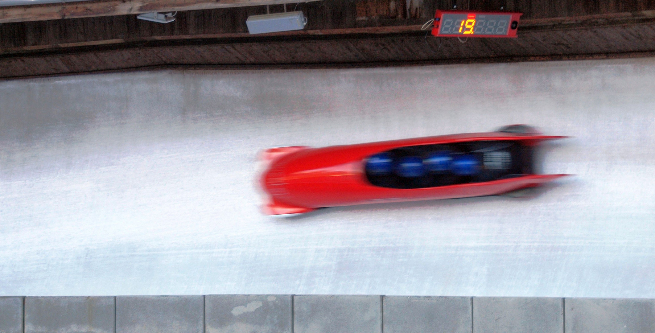 Bobfahrt auf der Kunsteisbahn am Königssee