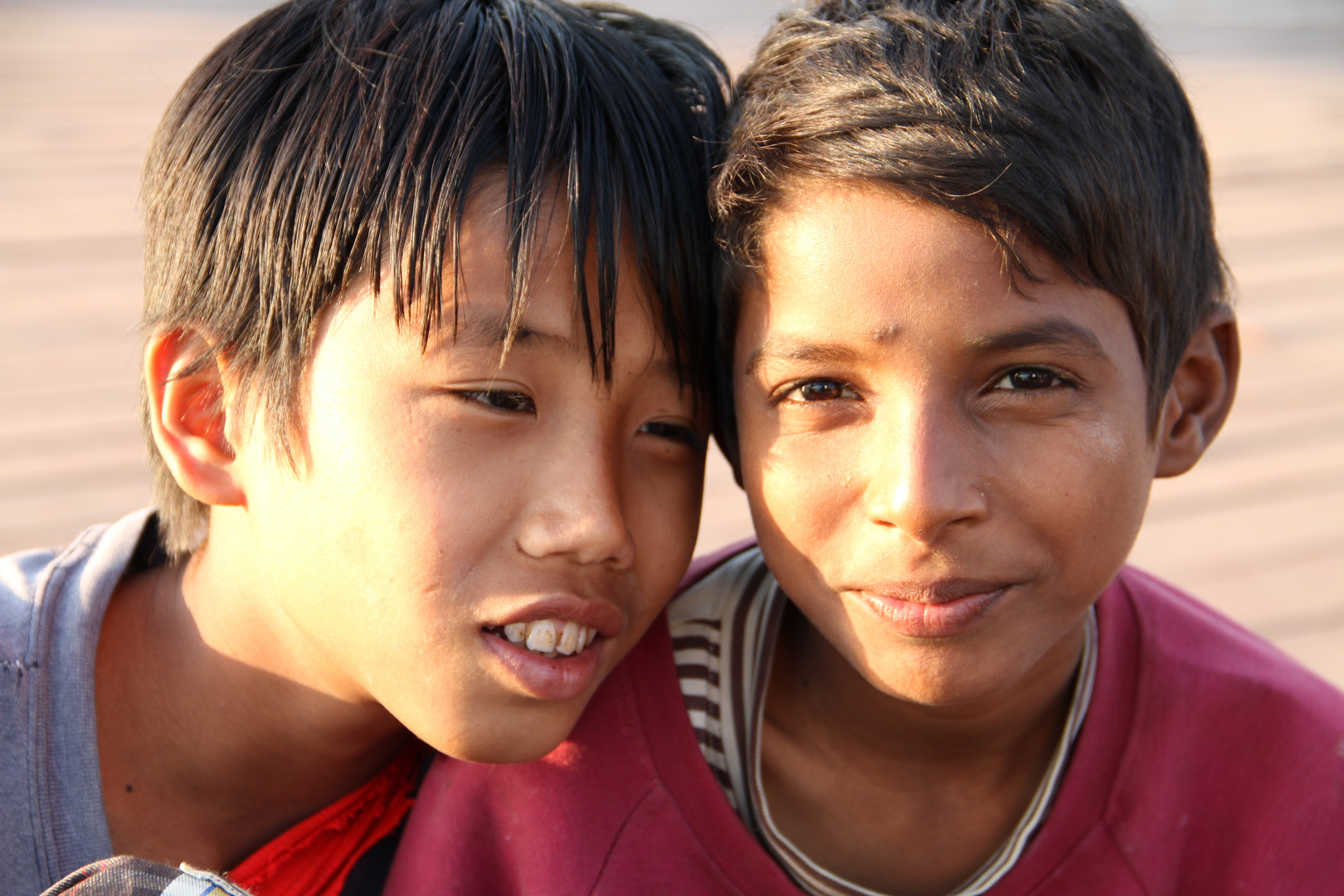 Bobo and his friend - Rangoon, Myanmar