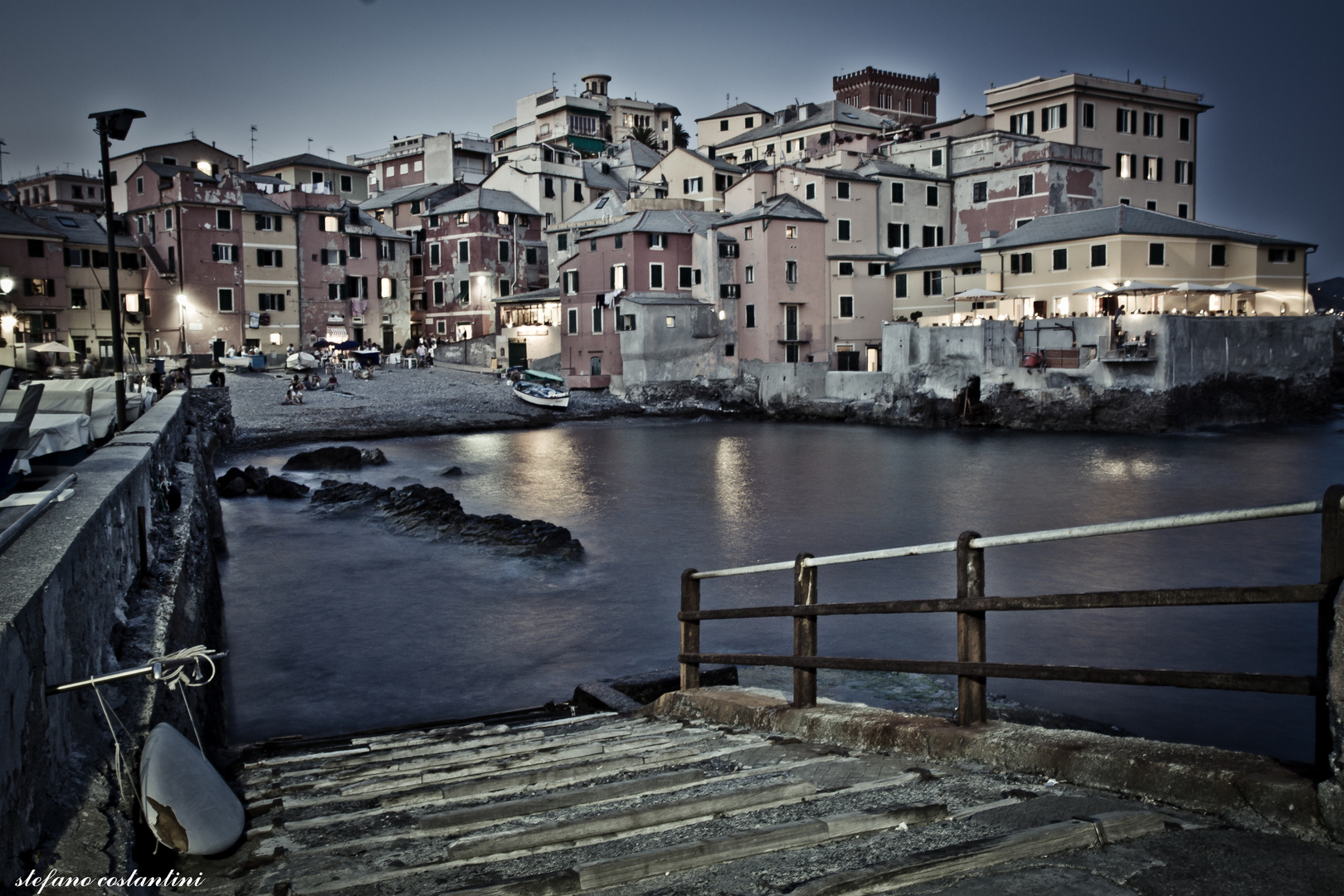 boccadasse al crepuscolo