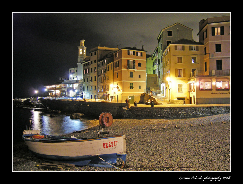 Boccadasse by night