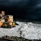 Boccadasse, mare di libeccio