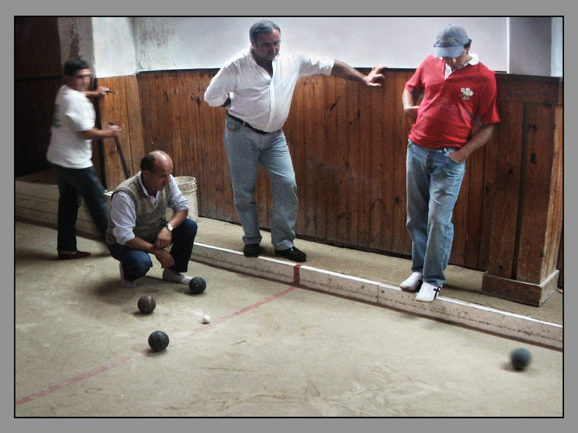 "Bochas" en San Antonio de Areco.