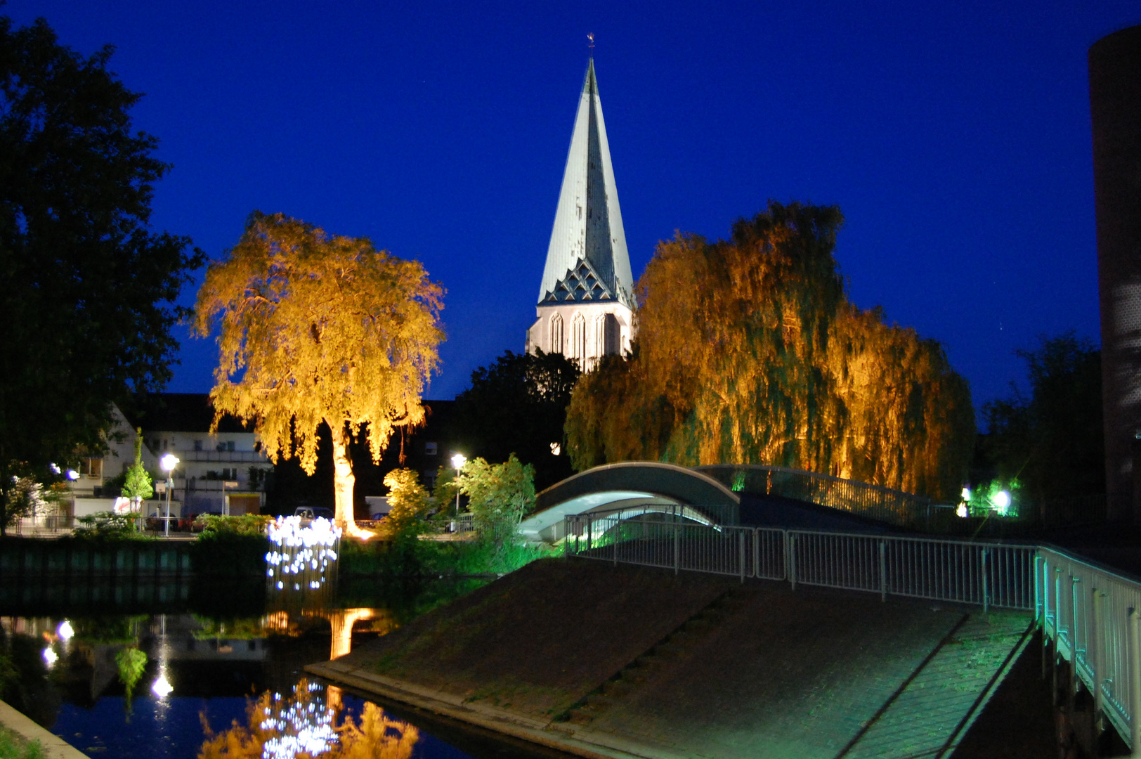 Bocholt bei Nacht