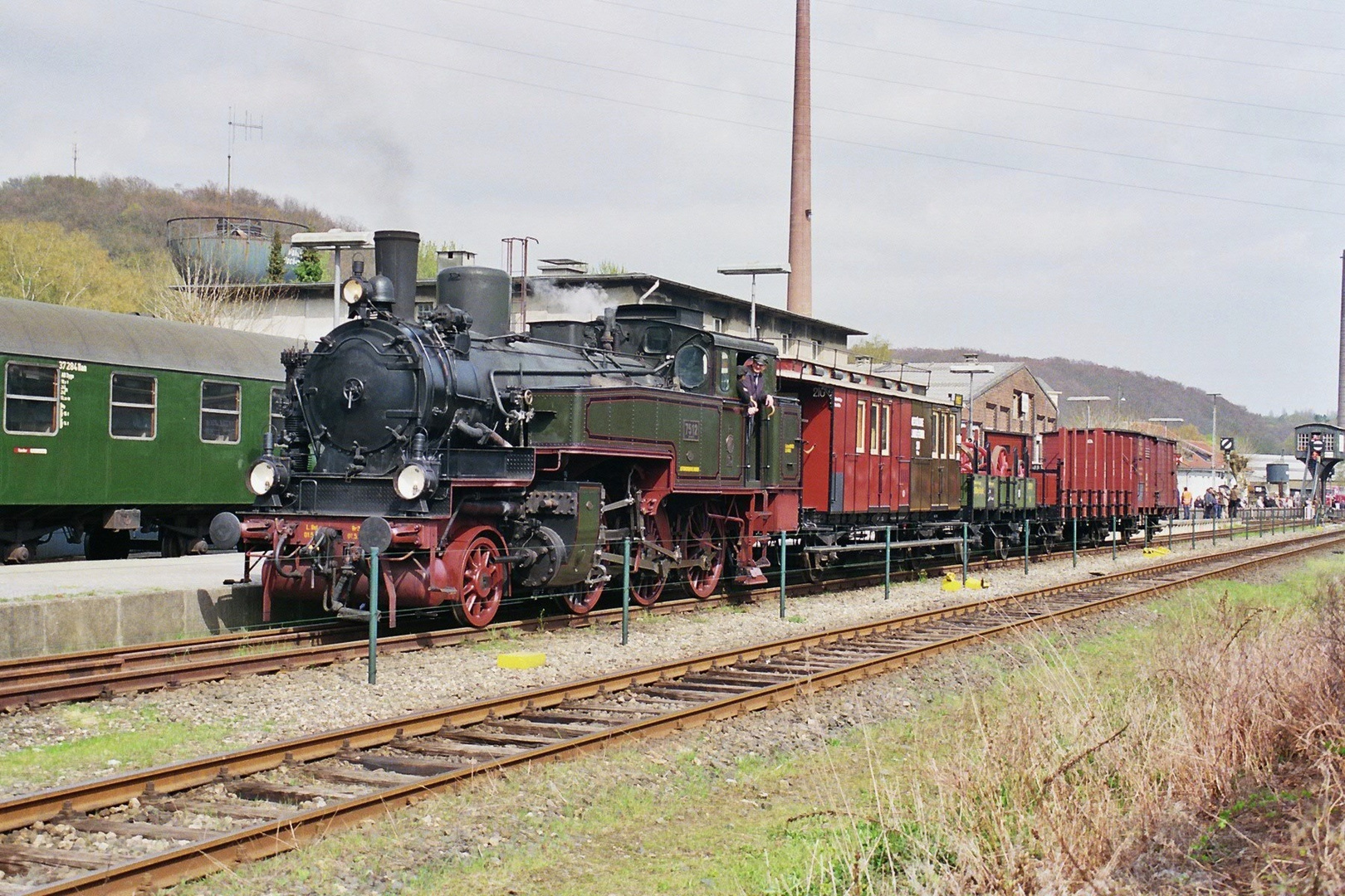 Bochum Dahlhausen 175 Jahrfeier T 11 mit Güterzug