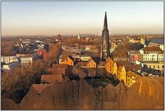 Bochum hinter kaltem Fenster