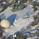 Bochum-Sundern, Sternwarte (Kap-Kaminski) im Schnee