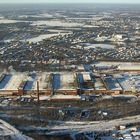 Bochum-Werne, Opelwerk im Schnee