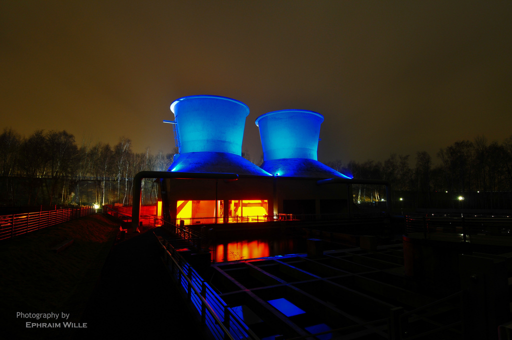 Bochum Westpark at night