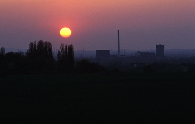 Bochumer Norden/Untergehende Sonne bei SHAMROCK III/IV/XI