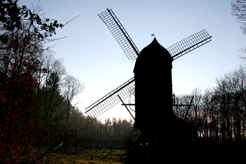 Bockmühle im Gegenlicht