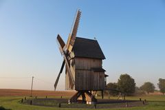 Bockwindmühle bei Jena im Abendlicht 2