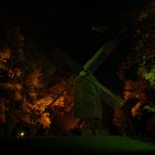 Bockwindmühle bei Nacht