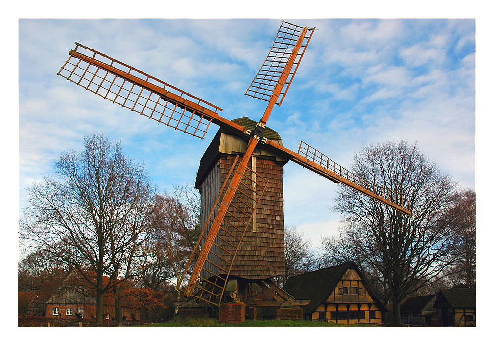 Bockwindmühle im Freilichtmuseum Münster