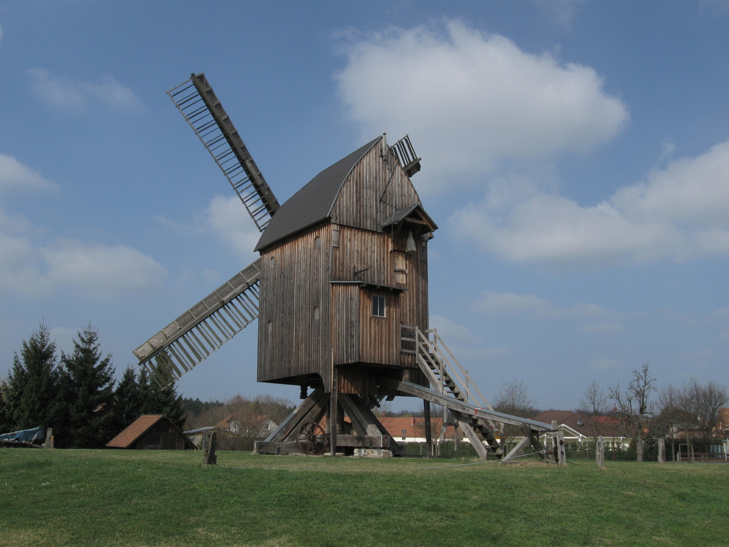 Bockwindmühle in Grieben