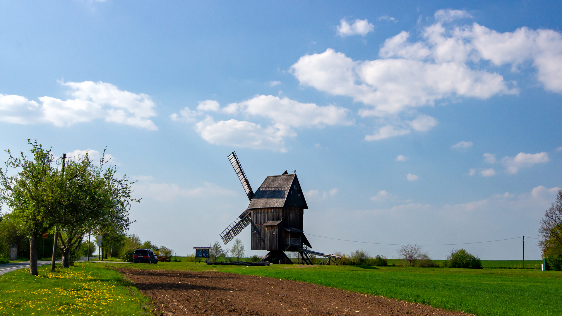 Bockwindmühle in Jena Krippendorf