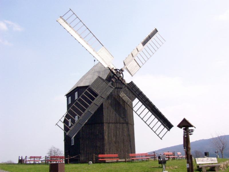 Bockwindmühle in Kottmarsdorf (Oberlausitz)