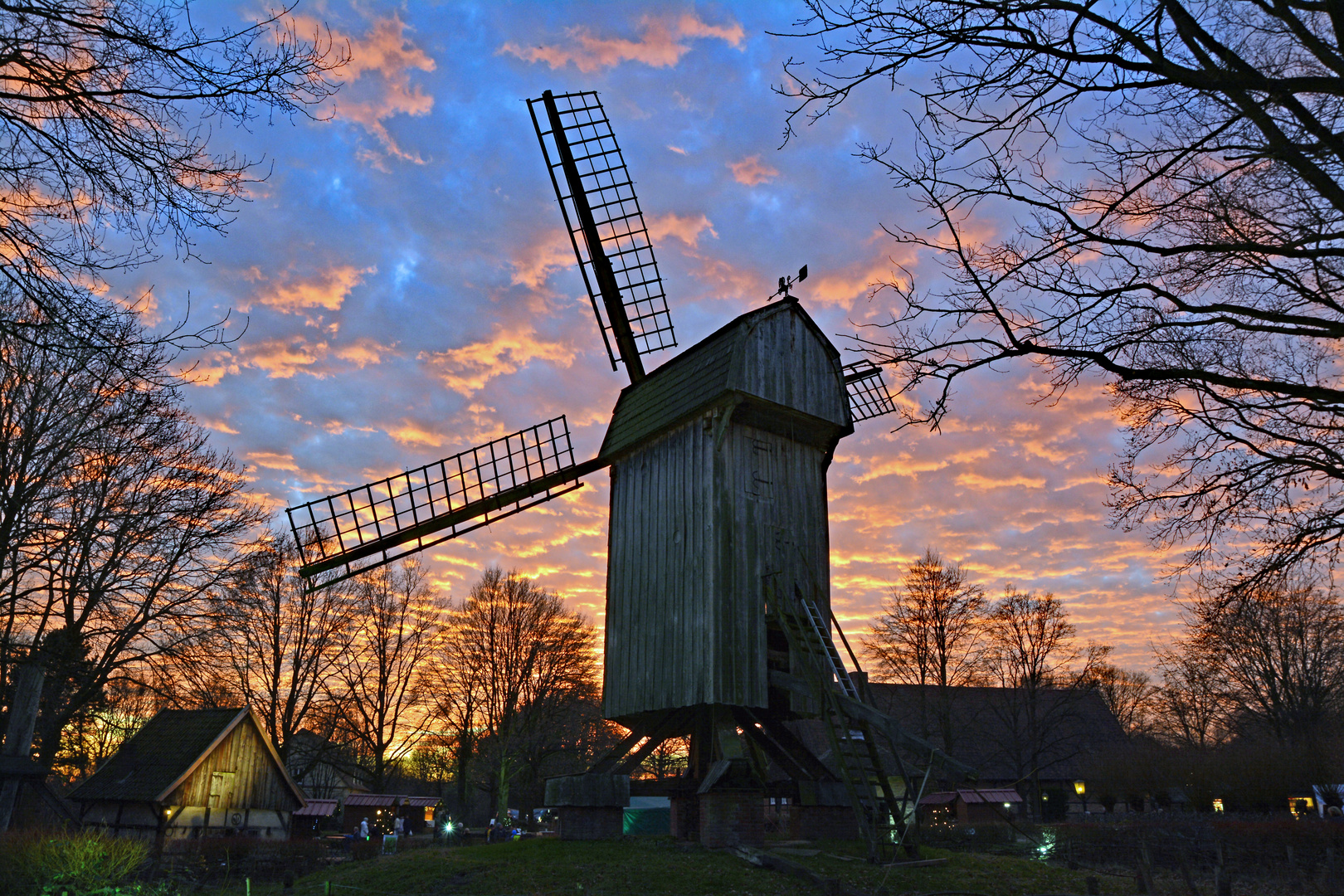 Bockwindmühle / Mühlenhof-Freilichtmuseum Münster