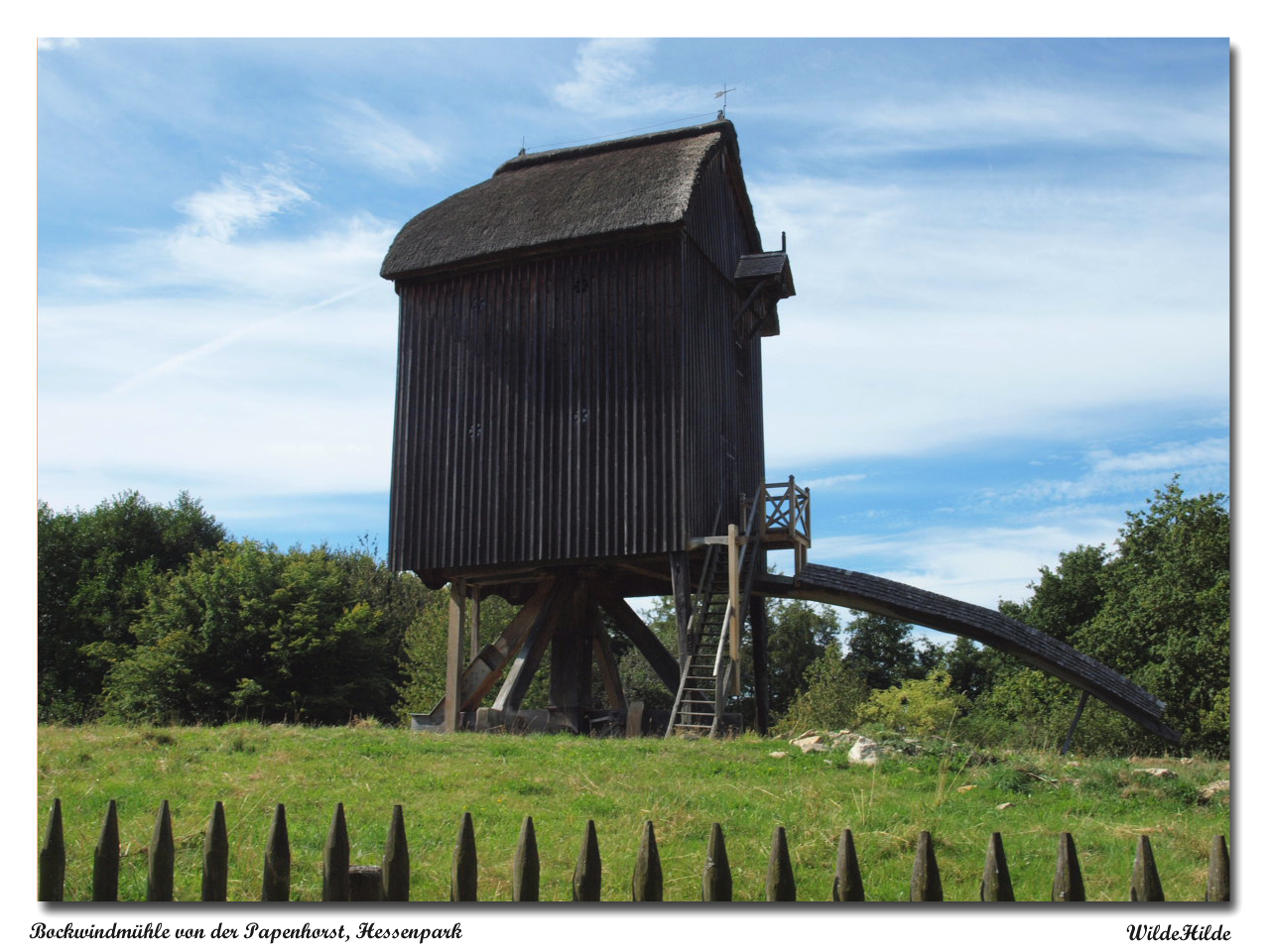 Bockwindmühle von der Papenhorst, Hessenpark