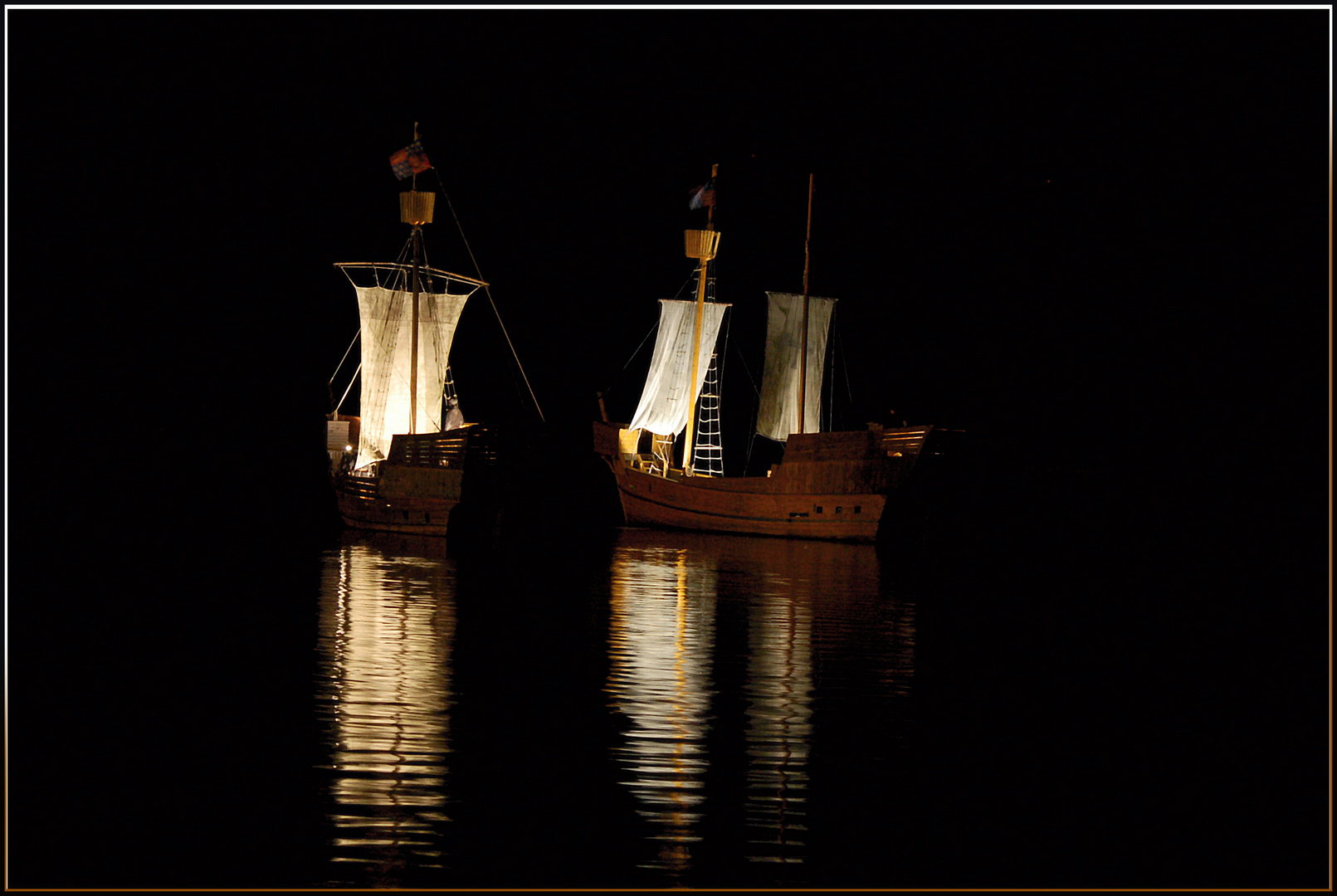 Bodden bei nacht