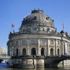 Bode-Museum et Fernsehturm depuis un bateau "à touristes"