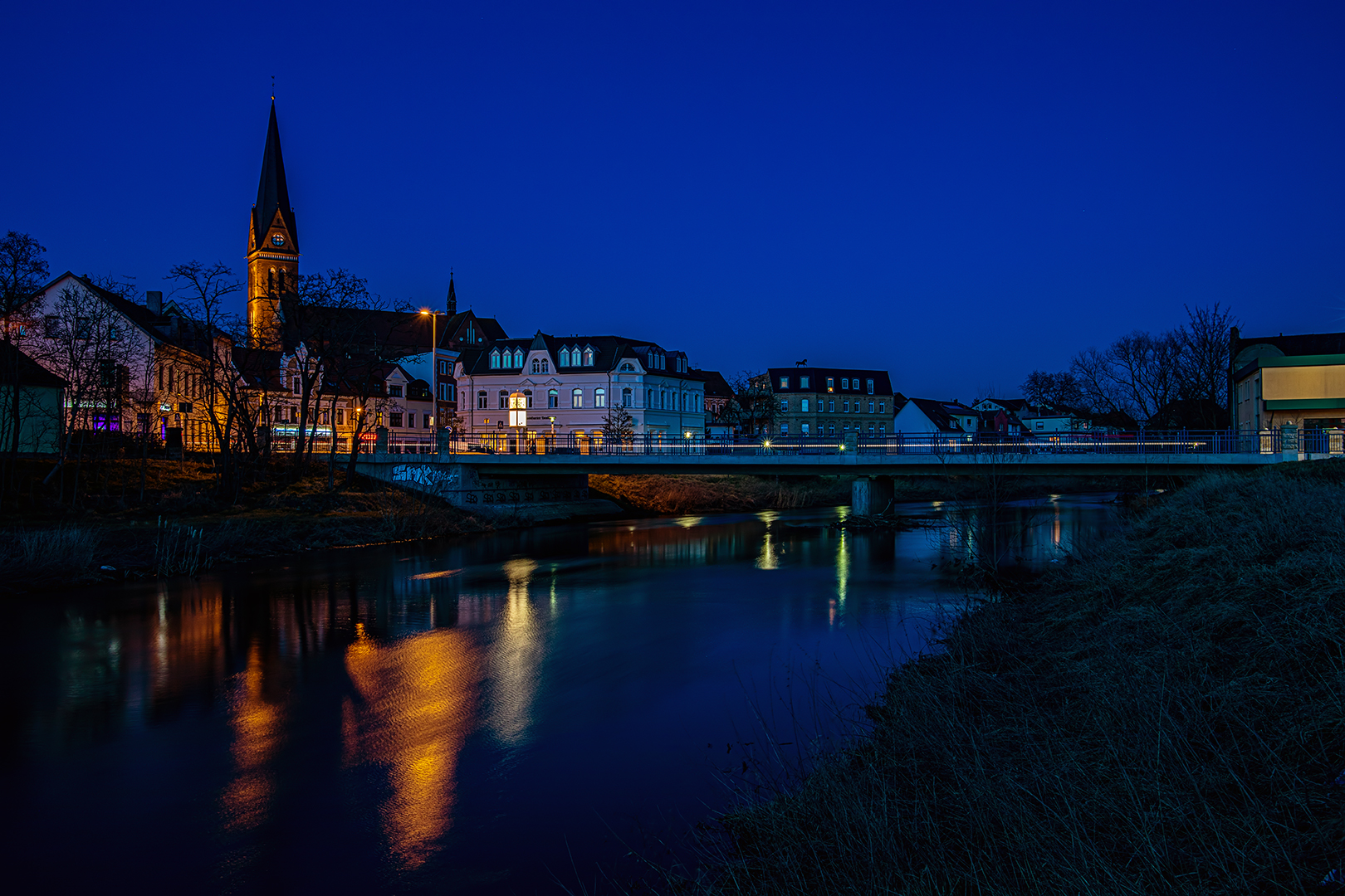 Bodebrücke in Staßfurt...