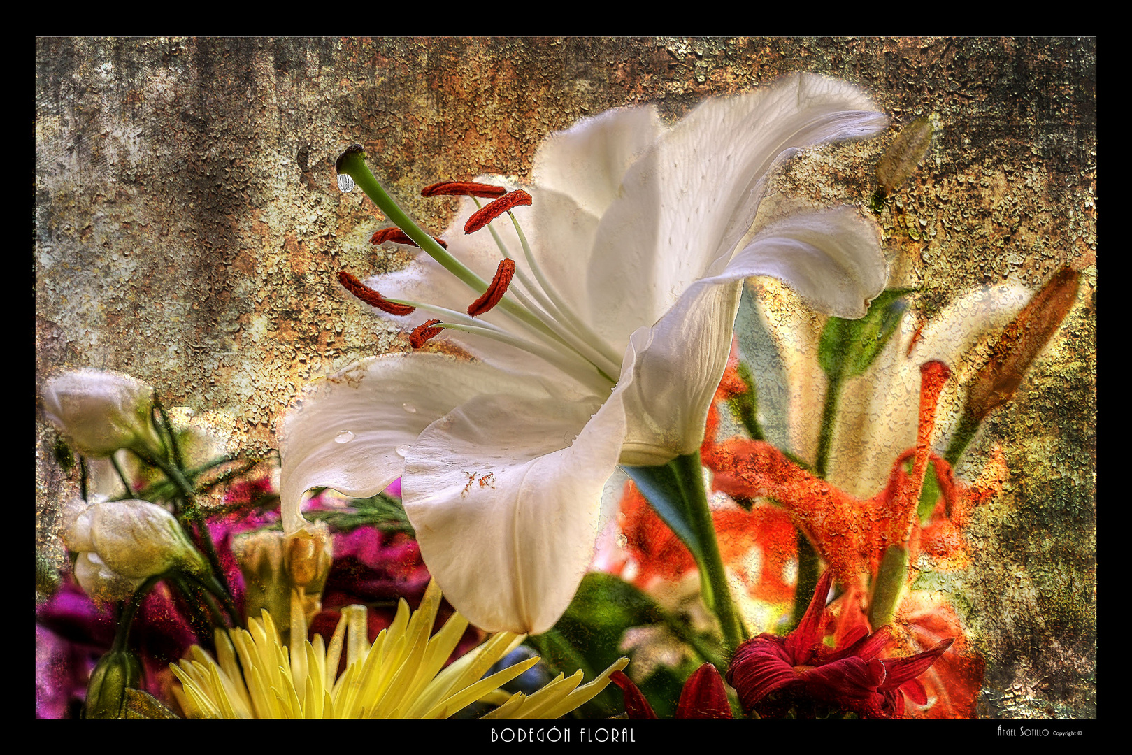 Bodegón floral