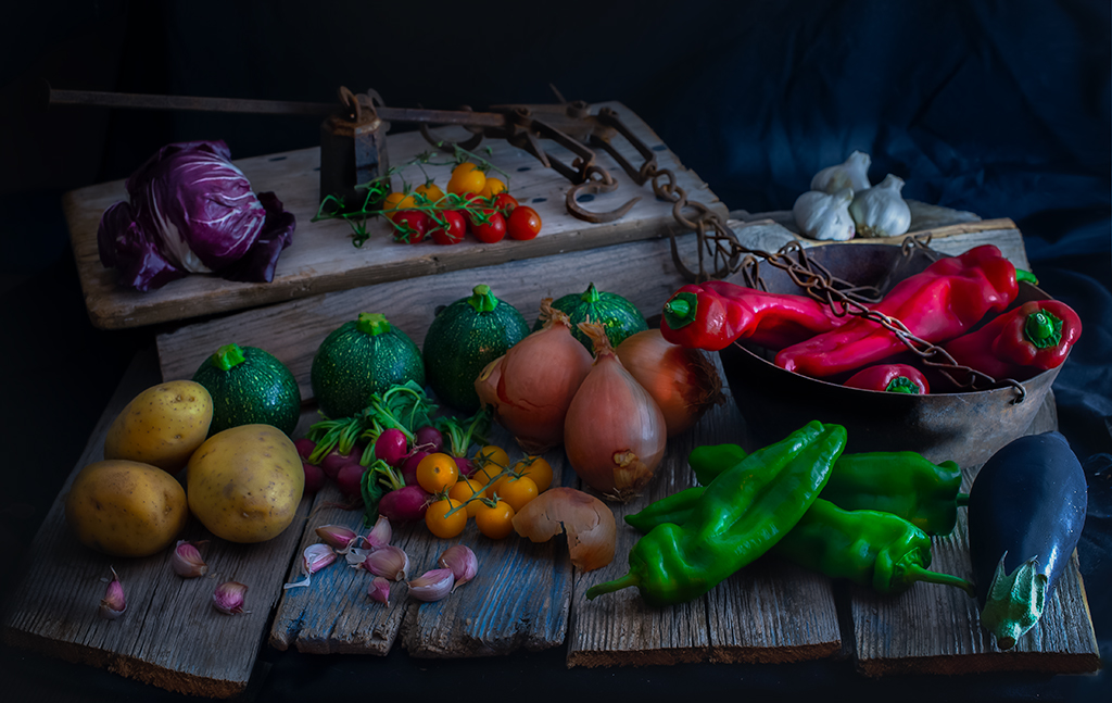 bodegón verduras