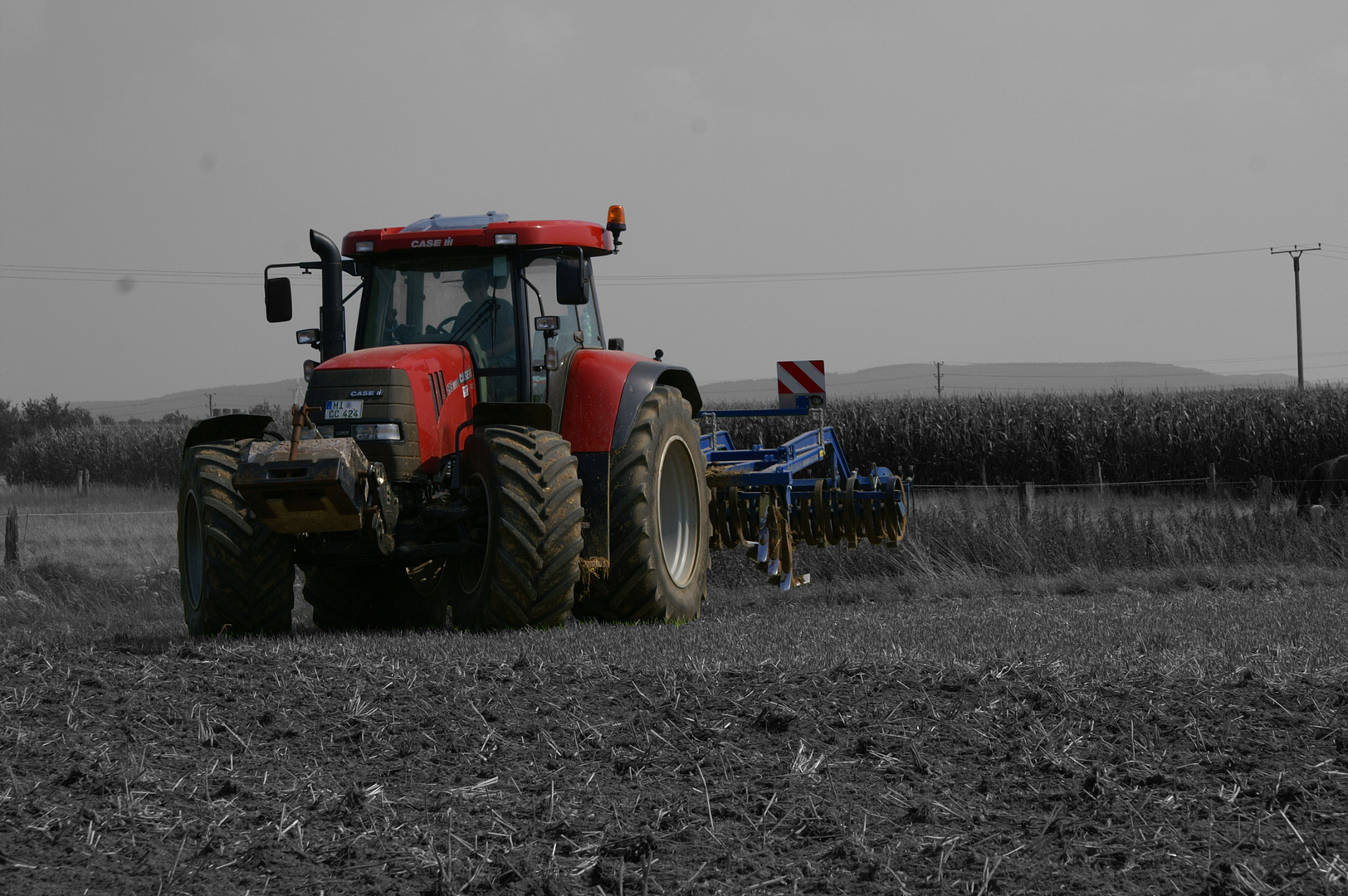 Boden Umdrehen mit Case IH und Köckerling