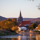 Bodenfelde, Herbst am Weserstrand