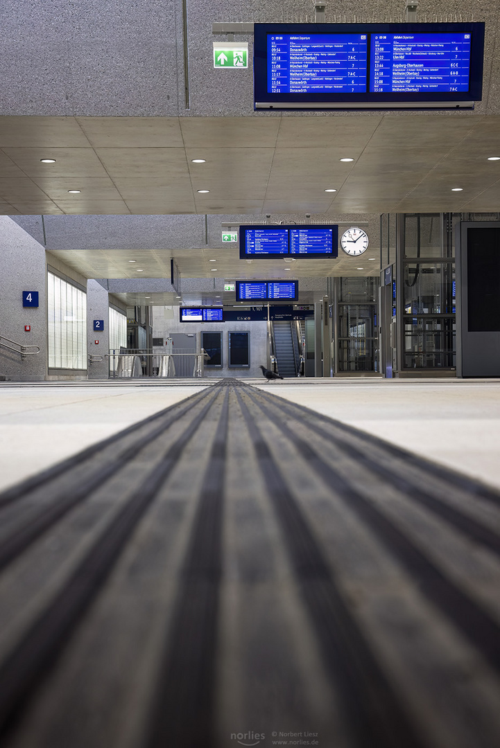 Bodenleitsystem Hauptbahnhof Augsburg