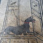Bodenmosaik im antiken Pompeji