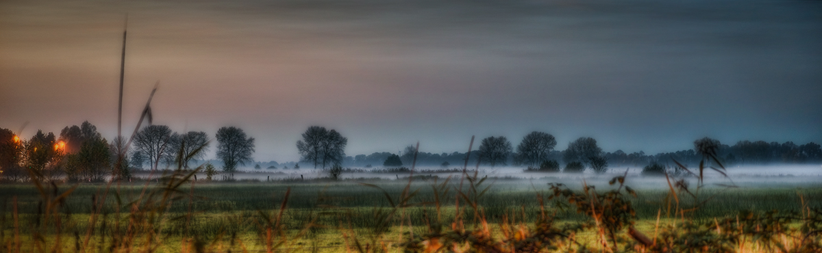 Bodennebel am BAB-Zubringer Bremen Horn-Lehe