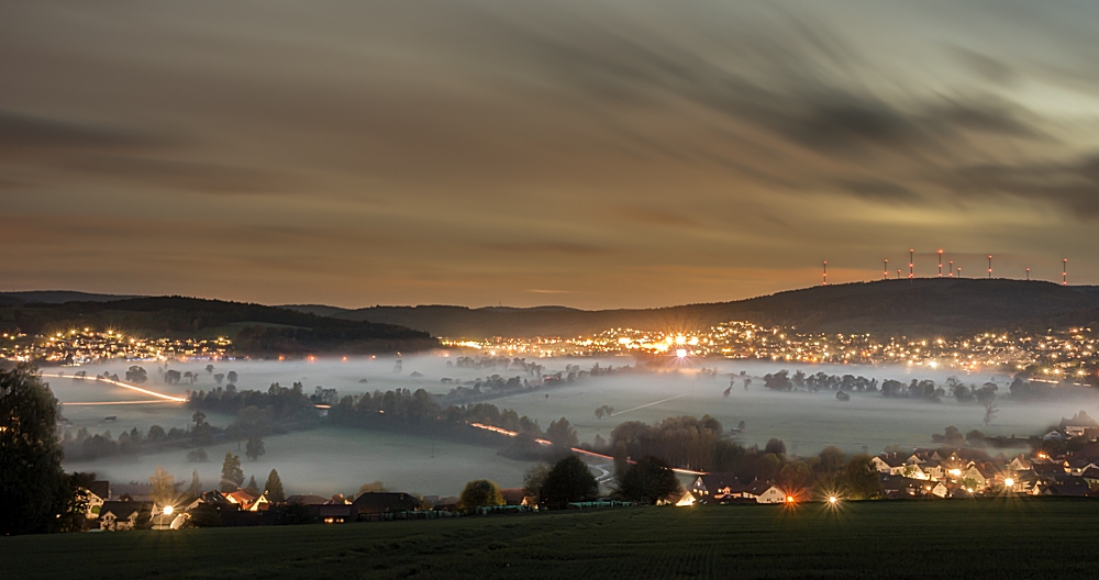 Bodennebel im Kinzigtal...