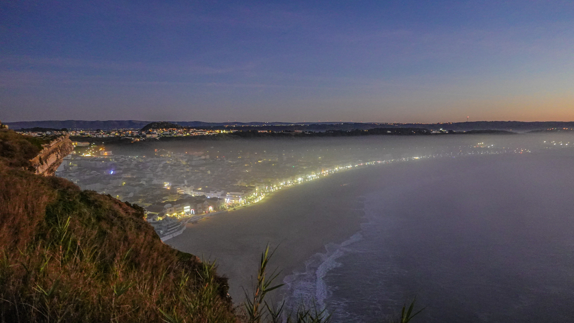 Bodennebel über Nazare